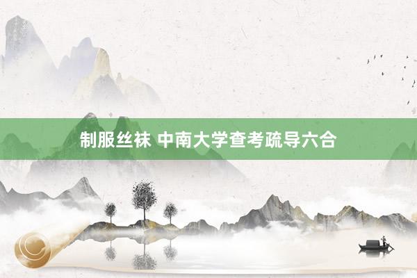 制服丝袜 中南大学查考疏导六合
