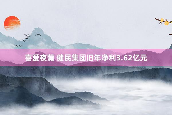 喜爱夜蒲 健民集团旧年净利3.62亿元