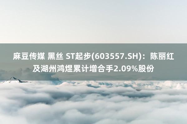 麻豆传媒 黑丝 ST起步(603557.SH)：陈丽红及湖州鸿煜累计增合手2.09%股份
